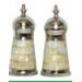 Set of 2 Mother of Pearl Salt Shakers